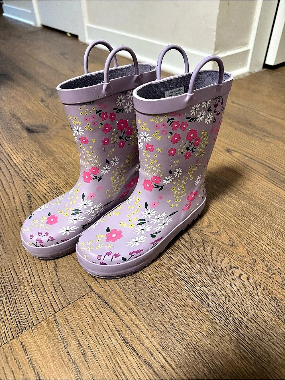 Tucker & Tate Lilac Floral Rain Boots size 13